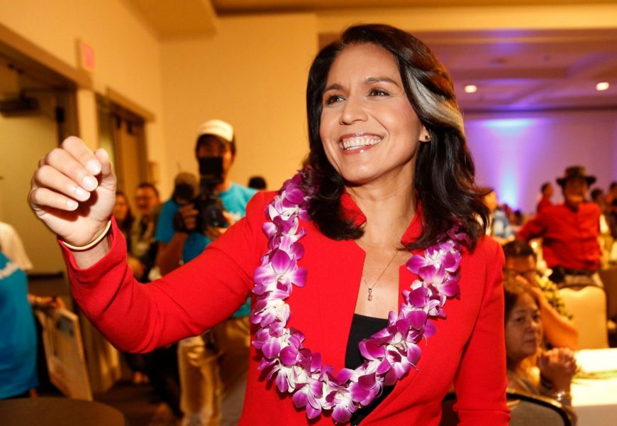 Tulsi Gabbard – členka Kongresu USA a známá protiválečná aktivistka bude kandidovat na funkci prezidenta USA v r. 2020