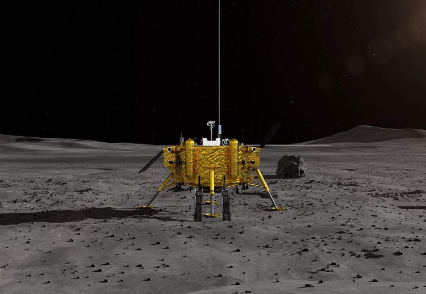 China probe lands on dark side of the Moon