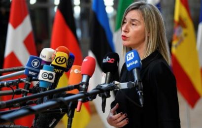 Mogherini reiterates support for Iran, Pompeo failed