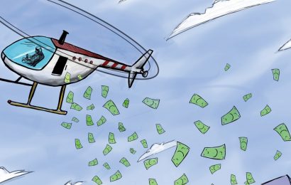ECB údajně zvažuje helicopter money