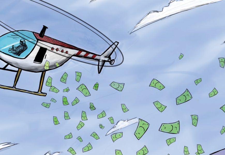 ECB údajně zvažuje helicopter money