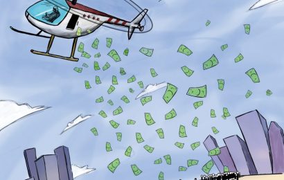 Natixis: Rozdíl mezi Helicopter Money a QE