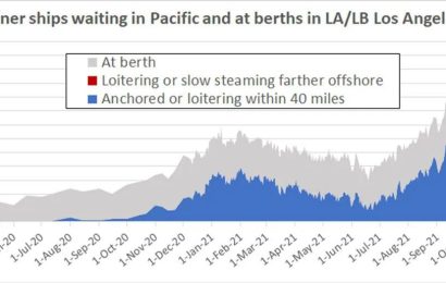 LA Import Volume Sinks As Shipping Traffic Jam Worsens