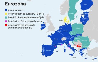 Eurozóna: Inflace klesla na 5,5%