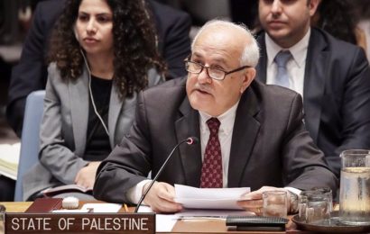 United States says the world body is not an appropriate venue to negotiate Palestinian statehood